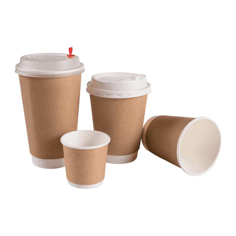 Kraft Double Wall Take Out Coffee Cups: En perfekt kombinasjon av miljøvern og isolasjon