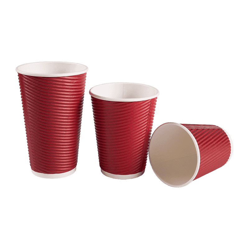 Utskrift Engangs kaffe og te Ripple Paper Cup