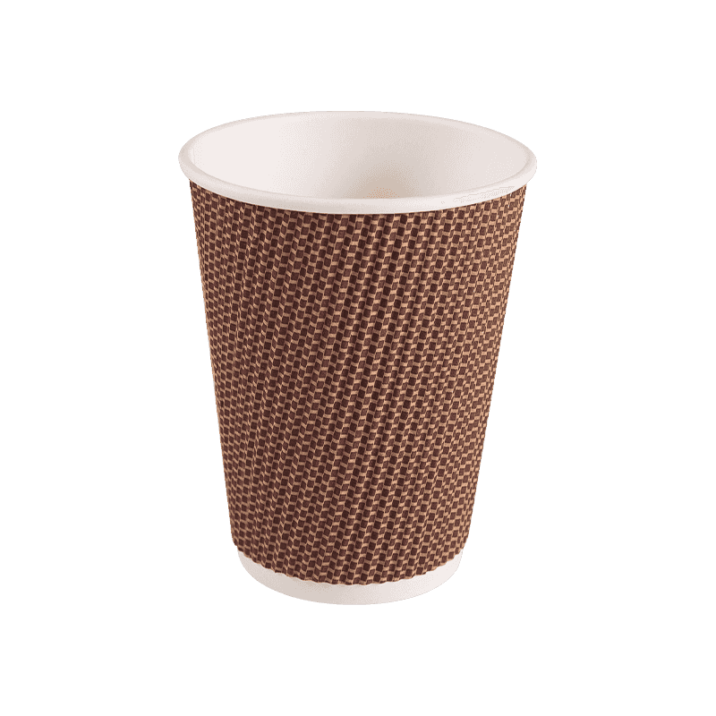 Varme drikker Vanntett isolert dobbelvegg Ripple Paper Cup