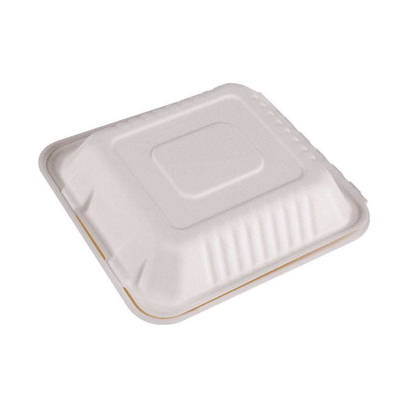 3 rom Flip Cover Vanntett engangsmatbeholder for takeaway